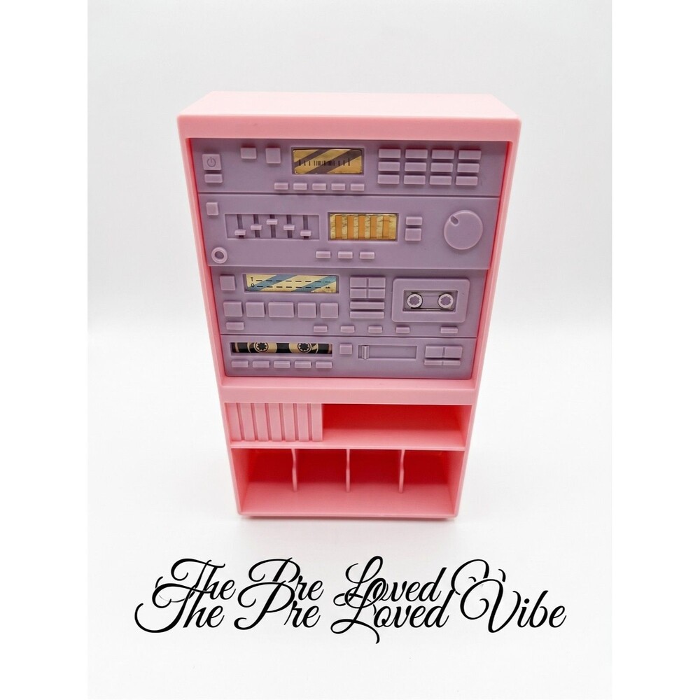 Vintage 1989 Barbie Home Entertainment Center Stereo  Doll House Furniture